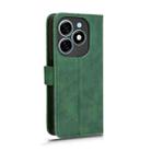 For Tecno Spark 20 Skin Feel Magnetic Flip Leather Phone Case(Green) - 3