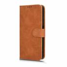 For Tecno Spark 20 Skin Feel Magnetic Flip Leather Phone Case(Brown) - 2