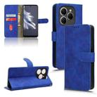 For Tecno Spark 20 Pro Skin Feel Magnetic Flip Leather Phone Case(Blue) - 1