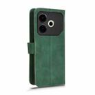 For Tecno Pova 6 Neo Skin Feel Magnetic Flip Leather Phone Case(Green) - 3