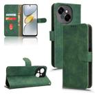 For Tecno Spark Go 2025 / Spark Go 1 Skin Feel Magnetic Flip Leather Phone Case(Green) - 1