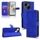 For Tecno Pop 9 Skin Feel Magnetic Flip Leather Phone Case(Blue) - 1