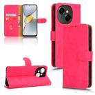 For Tecno Pop 9 Skin Feel Magnetic Flip Leather Phone Case(Rose Red) - 1