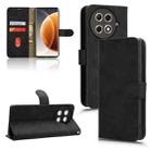 For Tecno Camon 30S Pro Skin Feel Magnetic Flip Leather Phone Case(Black) - 1