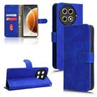 For Tecno Camon 30S Pro Skin Feel Magnetic Flip Leather Phone Case(Blue) - 1