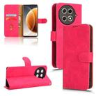 For Tecno Camon 30S Pro Skin Feel Magnetic Flip Leather Phone Case(Rose Red) - 1