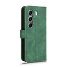 For Tecno Camon 40 Skin Feel Magnetic Flip Leather Phone Case(Green) - 3