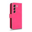 For Tecno Camon 40 Skin Feel Magnetic Flip Leather Phone Case(Rose Red) - 3