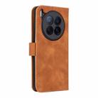 For Tecno Camon 40 Premier Skin Feel Magnetic Flip Leather Phone Case(Brown) - 3