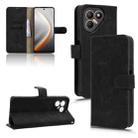 For Tecno Pova 7 5G Skin Feel Magnetic Flip Leather Phone Case(Black) - 1