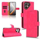 For Tecno Pova 7 5G Skin Feel Magnetic Flip Leather Phone Case(Rose Red) - 1