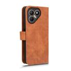 For Tecno Pova 7 5G Skin Feel Magnetic Flip Leather Phone Case(Brown) - 3