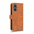 For Tecno Spark Go 2 4G Skin Feel Magnetic Flip Leather Phone Case(Brown) - 3