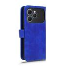 For Tecno Spark 40 4G Skin Feel Magnetic Flip Leather Phone Case(Blue) - 3