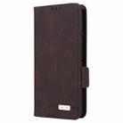 For Motorola Edge 50 Pro Magnetic Clasp Leather Phone Case(Brown) - 2