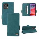 For Motorola Edge 50 Pro Magnetic Clasp Leather Phone Case(Green) - 1