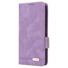 For Motorola Edge 50 Pro Magnetic Clasp Leather Phone Case(Purple) - 2