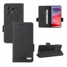 For Motorola Edge 50 Pro Magnetic Clasp Leather Phone Case(Black) - 1