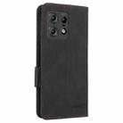 For Motorola Edge 50 Pro Magnetic Clasp Leather Phone Case(Black) - 3