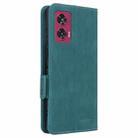 For Motorola Edge 50 Fusion Magnetic Clasp Leather Phone Case(Green) - 3