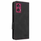 For Motorola Edge 50 Fusion Magnetic Clasp Leather Phone Case(Black) - 3