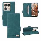 For Motorola Edge 50 Ultra Magnetic Clasp Leather Phone Case(Green) - 1