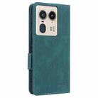 For Motorola Edge 50 Ultra Magnetic Clasp Leather Phone Case(Green) - 3