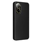 For Realme C67 4G Carbon Fiber Texture Flip Leather Phone Case(Black) - 3