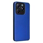 For Realme C61 / C63 Carbon Fiber Texture Flip Leather Phone Case(Blue) - 3