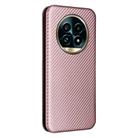 For Realme 13 Pro / 13 Pro+ Carbon Fiber Texture Flip Leather Phone Case(Pink) - 3