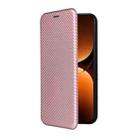 For Realme CT7 Pro Carbon Fiber Texture Flip Leather Phone Case(Pink) - 2