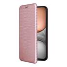 For Realme C75 4G Carbon Fiber Texture Flip Leather Phone Case(Pink) - 2