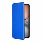 For Realme C75 4G Carbon Fiber Texture Flip Leather Phone Case(Blue) - 2