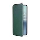For Realme 14 Pro 5G Global Carbon Fiber Texture Flip Leather Phone Case(Green) - 2