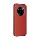 For Realme 14 Pro 5G Global Carbon Fiber Texture Flip Leather Phone Case(Brown) - 3