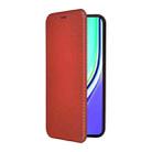 For Realme P3 Pro 5G Carbon Fiber Texture Flip Leather Phone Case(Brown) - 2