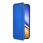 For Realme 14 5G Global Carbon Fiber Texture Flip Leather Phone Case(Blue) - 2