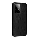 For Realme Neo7x 5G Carbon Fiber Texture Flip Leather Phone Case(Black) - 3