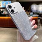 For iPhone 12 Metallic Glitter Powder Shockproof Phone Case(Grey) - 1