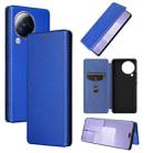 For Xiaomi Civi 3 5G Carbon Fiber Texture Flip Leather Phone Case(Blue) - 1