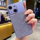 For iPhone 14 Plus Magsafe Magnetic Metallic Glitter Powder Shockproof Phone Case(Blue) - 1