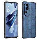 For OPPO Reno10 Pro AZNS 3D Embossed Skin Feel Phone Case(Sapphire Blue) - 1