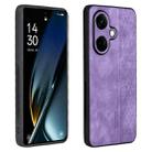 For OPPO K11 5G / OnePlus Nord CE3 AZNS 3D Embossed Skin Feel Phone Case(Purple) - 1