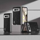 For Google Pixel Fold ABEEL Retro Litchi Texture PU Phone Case(Black) - 1