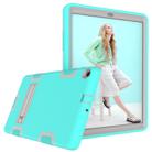 For Samsung Galaxy Tab A 10.1 (2019) T510 Shockproof PC + Silicone Protective Case，with Holder(Green Gray) - 3