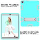 For Samsung Galaxy Tab A 10.1 (2019) T510 Shockproof PC + Silicone Protective Case，with Holder(Green Gray) - 5