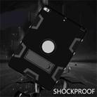 For iPad Air Shockproof PC + Silicone Protective Case，with Holder(Black) - 7