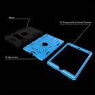For iPad Air Shockproof PC + Silicone Protective Case，with Holder(Black Blue) - 6