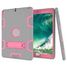 For iPad Pro 10.5 inch (2017) Shockproof PC + Silicone Protective Case，with Holder(Green Gray) - 1