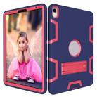 For iPad Pro 11 (2018) Shockproof PC + Silicone Protective Case，with Holder(Navy Blue Rose) - 2